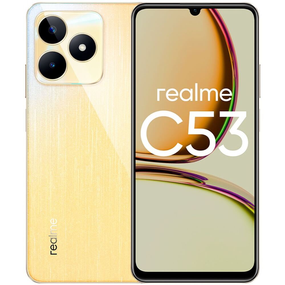 Смартфон Realme C53 256 ГБ золотой