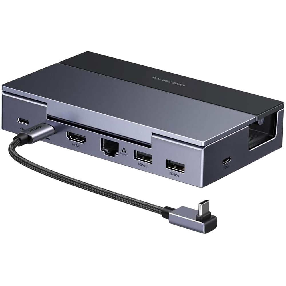 Хаб Ugreen CM800 6 в 1 серый (75126)