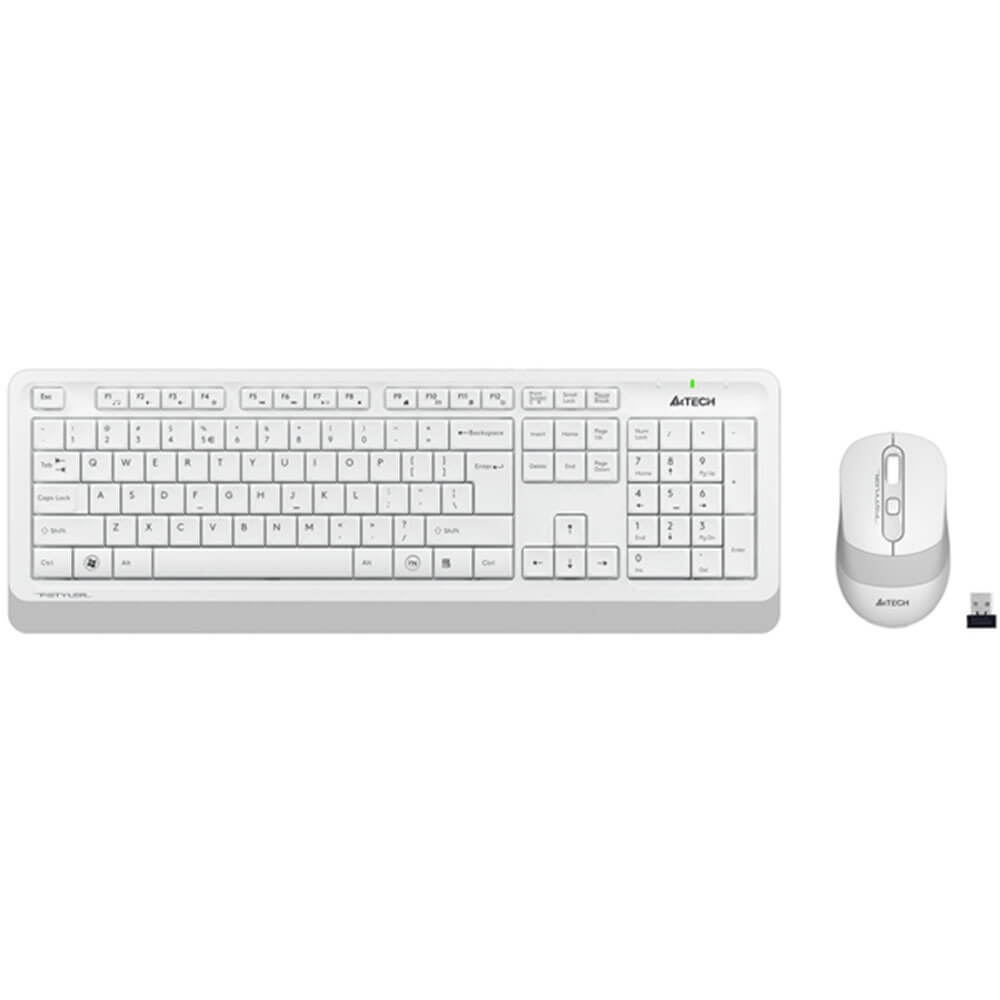 Комплект клавиатуры и мыши A4Tech FG1010 White, цвет белый