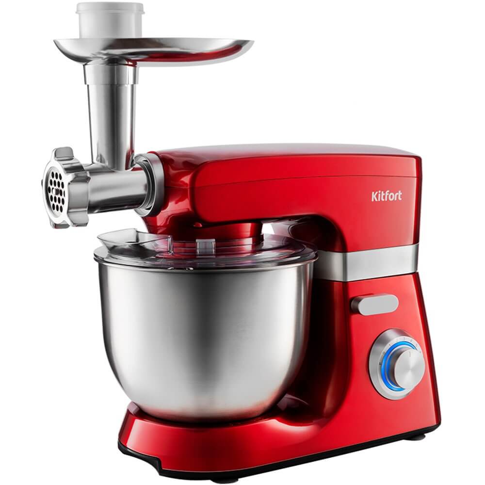 Кухонная машина Kitfort KT-1398-1, цвет красный - фото 1