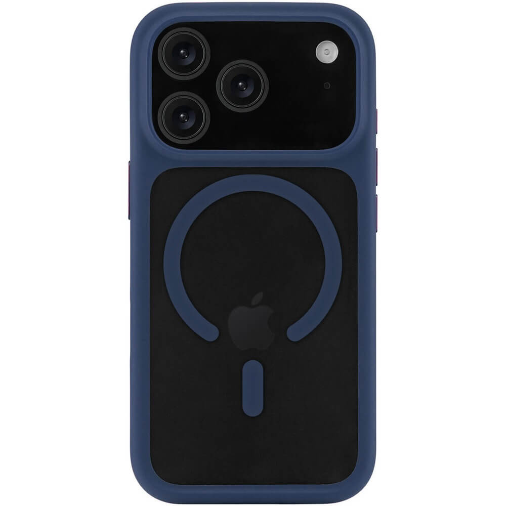 Чехол uBear Shade Case MagSafe для iPhone 17 Pro синий (CS593DB63PSH-I25M)