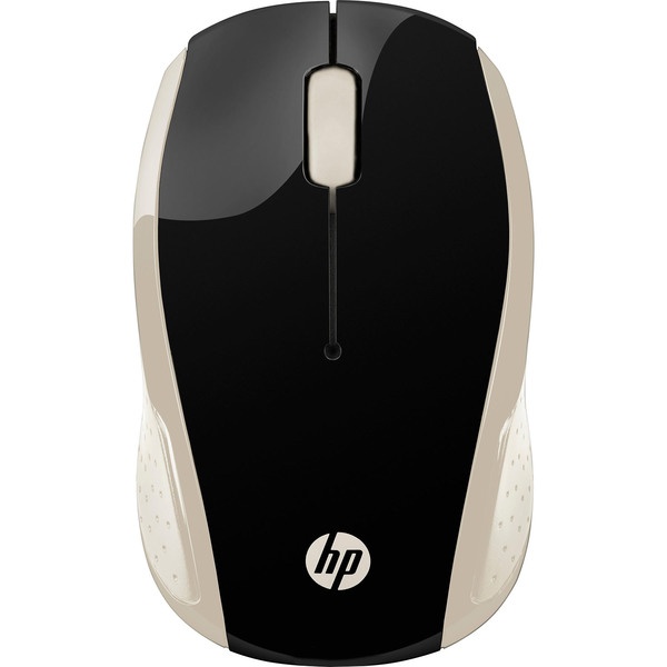 Компьютерная мышь HP Wireless Mouse 200 Silk золотой (2HU83AA)