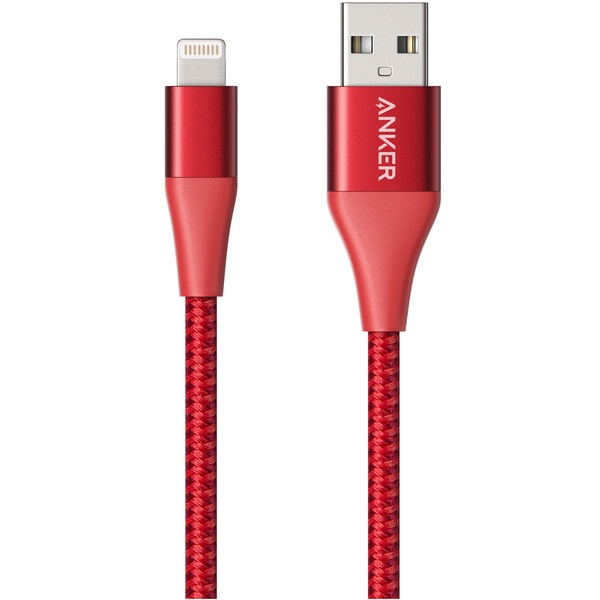 Кабель Anker PowerLine Select+ USB-A-Lightning 3ft  A8012, красный