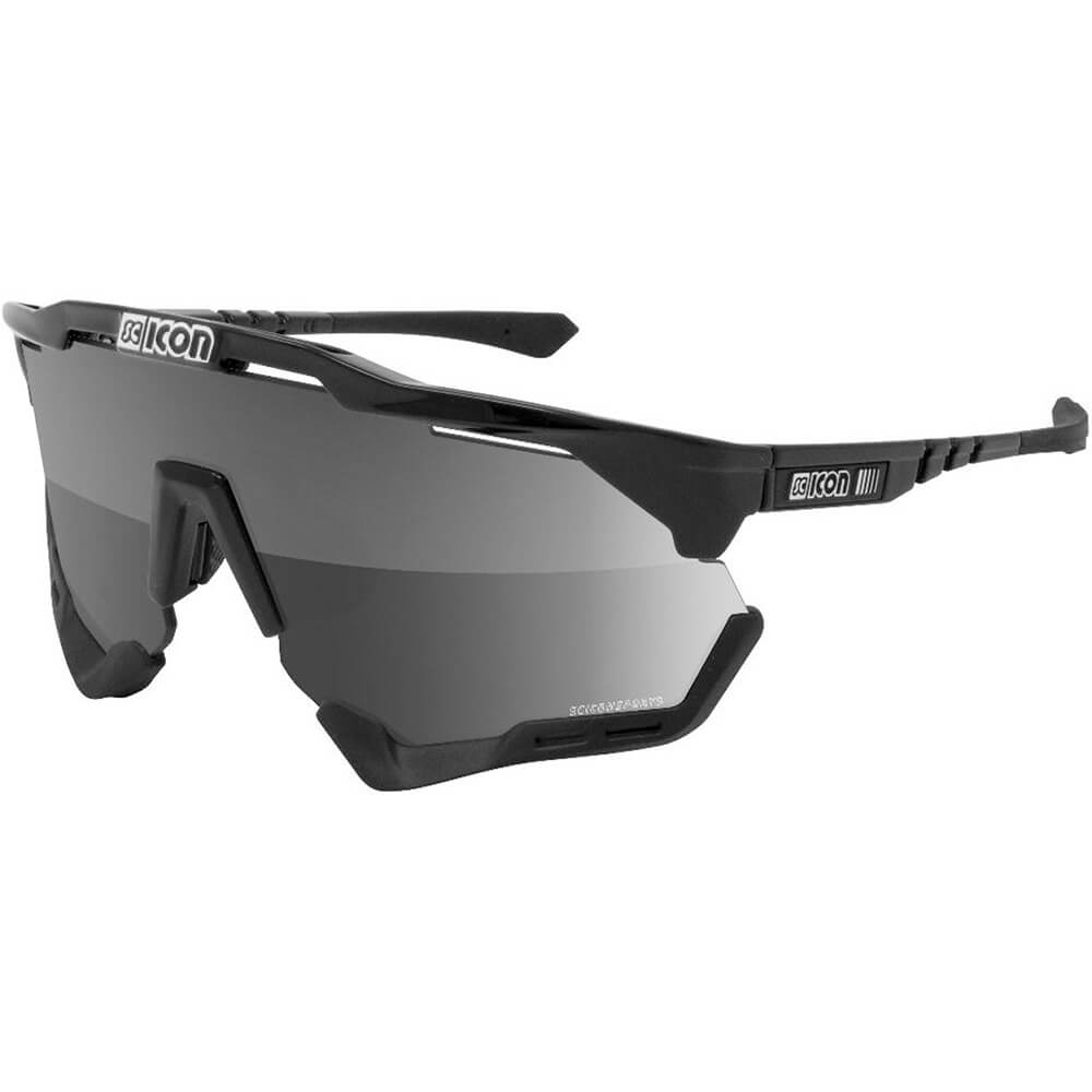 Спортивные очки Scicon Aeroshade XL Black Gloss/Multimirror Silver