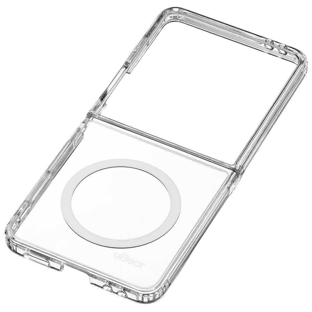 Чехол uBear для Samsung Galaxy Z Flip 7 Real Mag Case, прозрачный