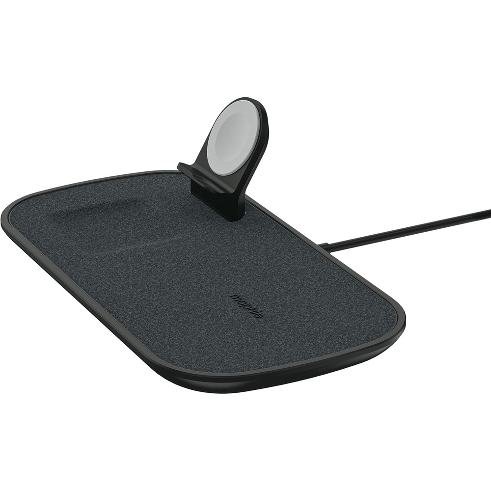 Беспроводное зарядное устройство Mophie 3-in-1 Wireless Charging Pad чёрный (409903655) 3-in-1 Wireless Charging Pad чёрный (409903655) - фото 1