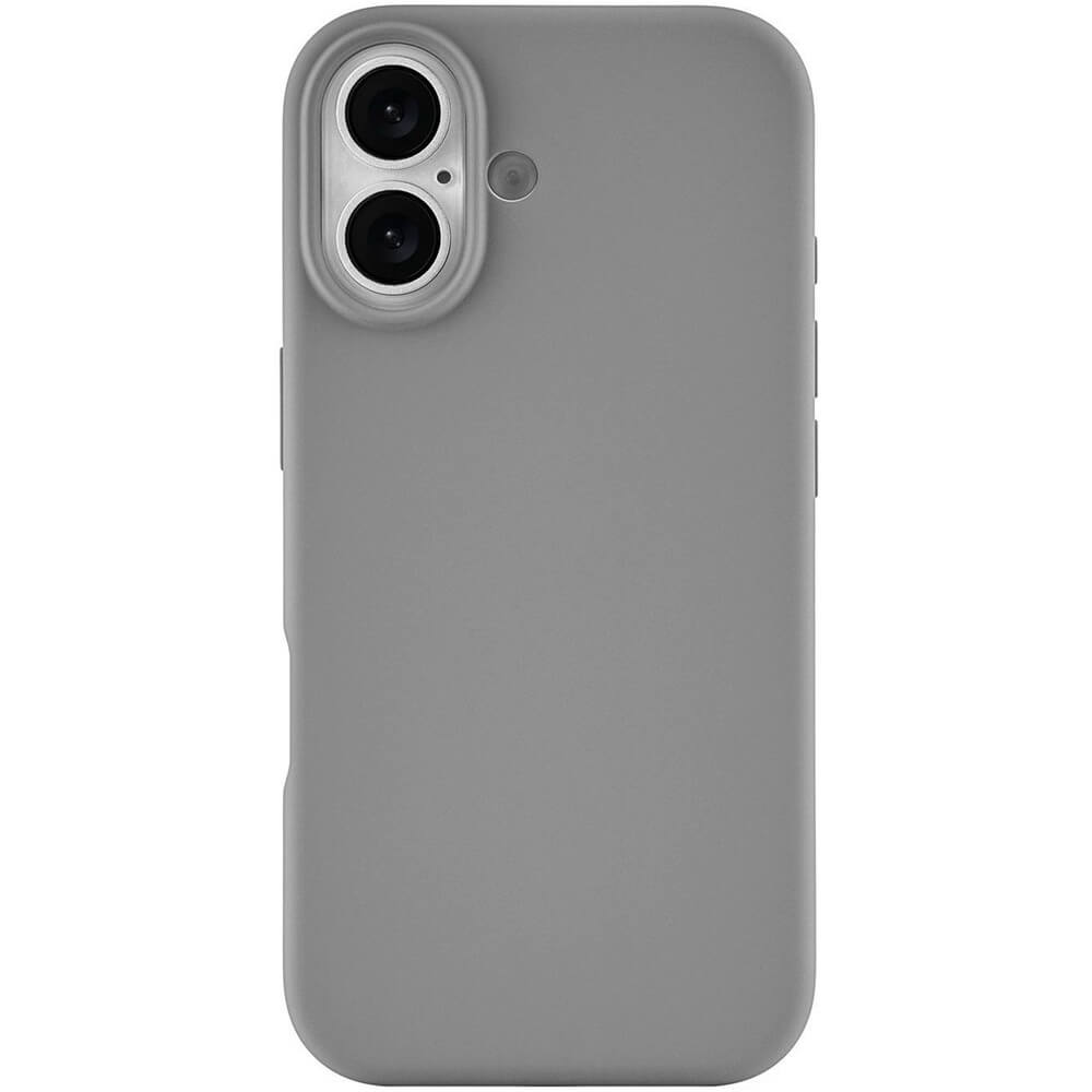 Чехол uBear Touch Mag Case с MagSafe для iPhone 17 светло-серый (CS541LG63TH-I25M)