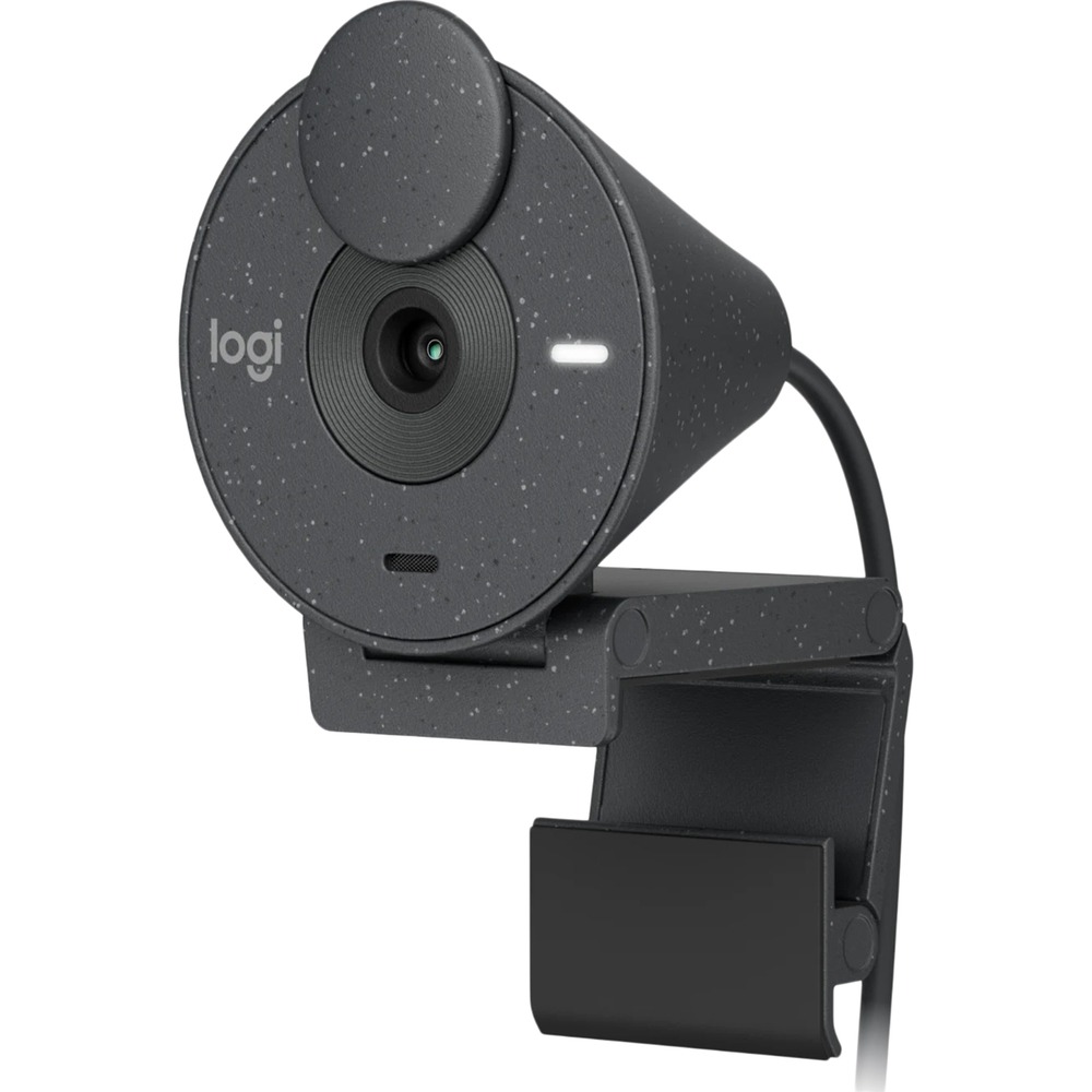 Веб-камера Logitech HD Webcam Brio 300 чёрный (960-001438)