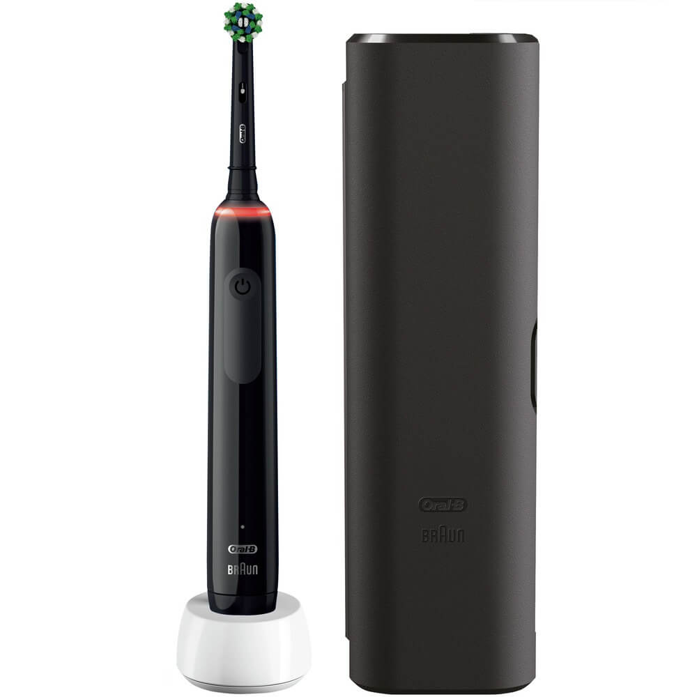 Электрическая зубная щетка Braun Pro 3D 505.513.3X Black, цвет чёрный - фото 1