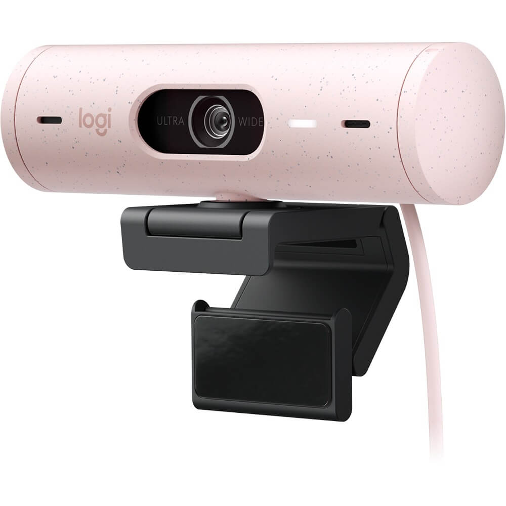 Веб-камера Logitech Brio 500 HD розовый (960-001421)