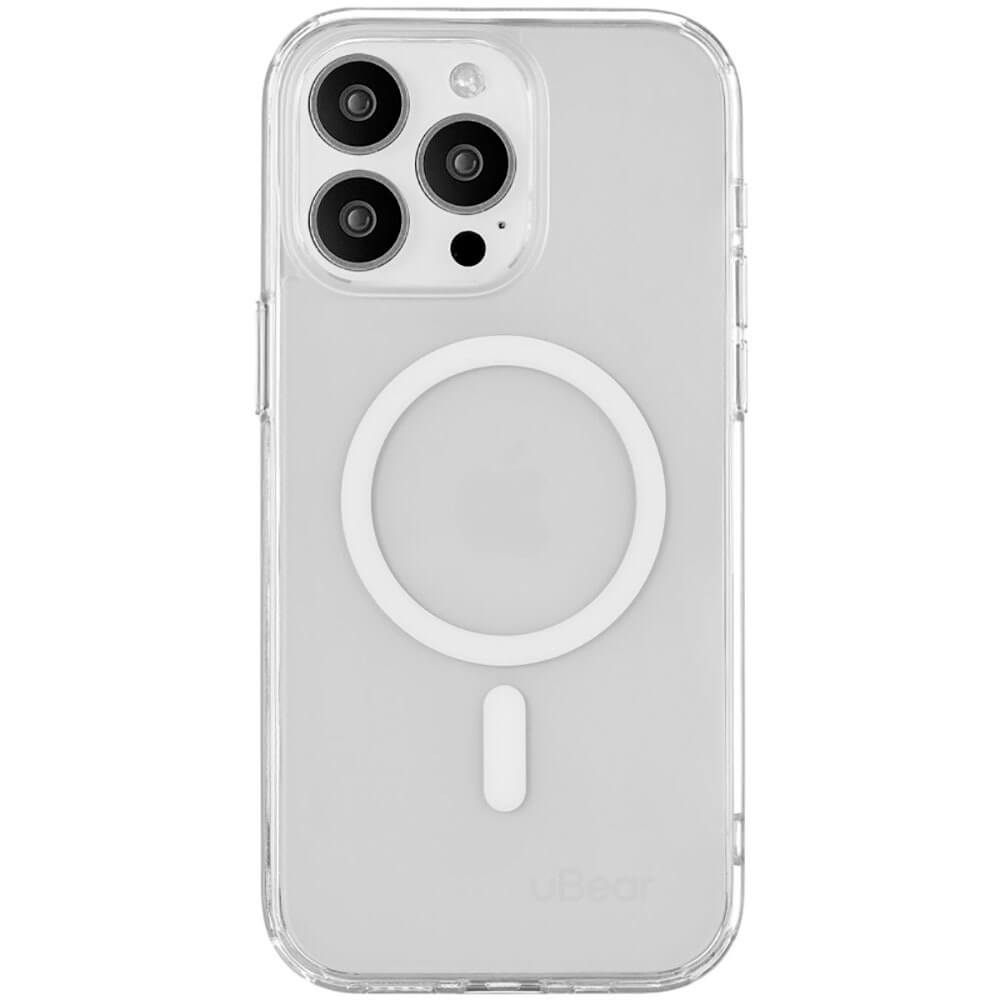 Чехол uBear Real Mag Case для iPhone 15 Pro MagSafe прозрачный