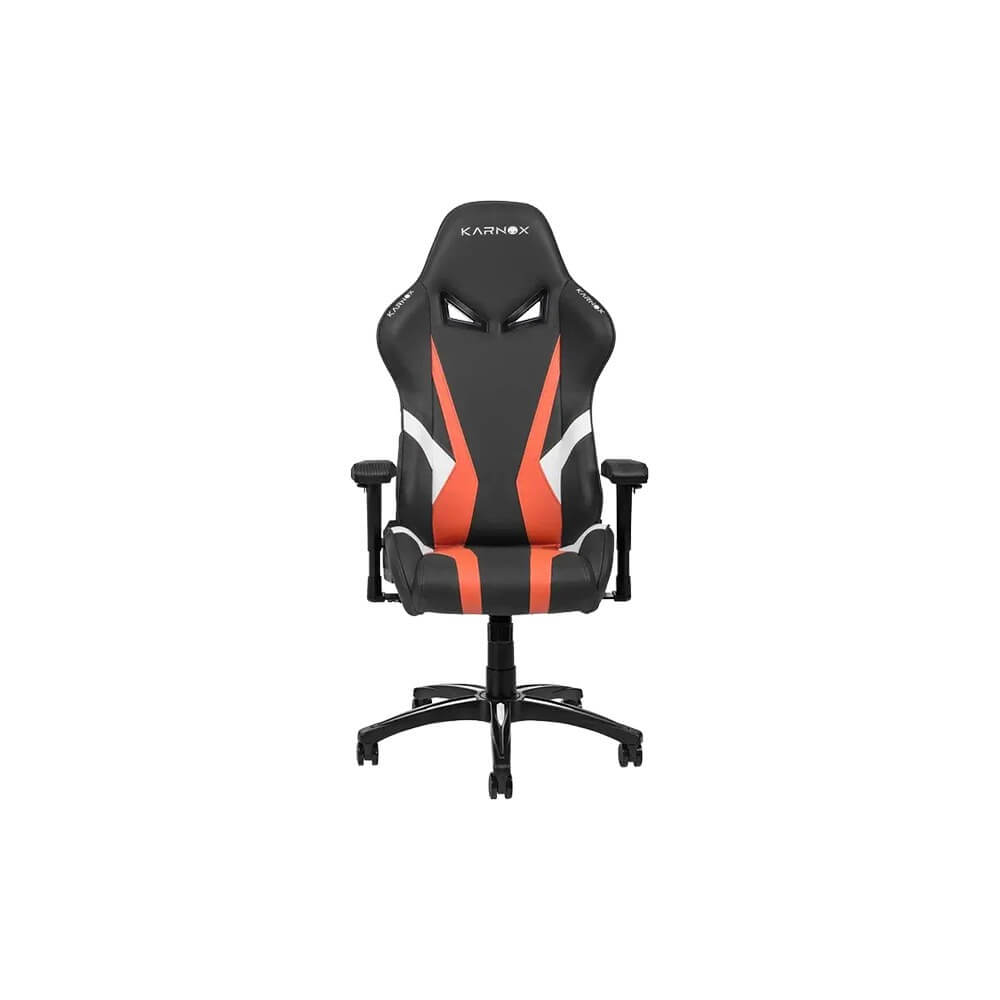 Компьютерное кресло Karnox Hero Lava Edition черно-оранжевое 
