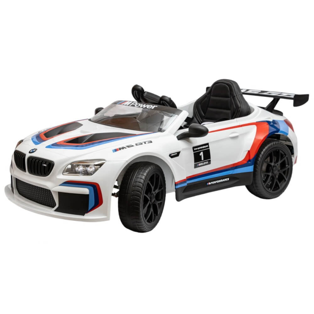 Детский электромобиль Toyland BMW М6 GT3 белый