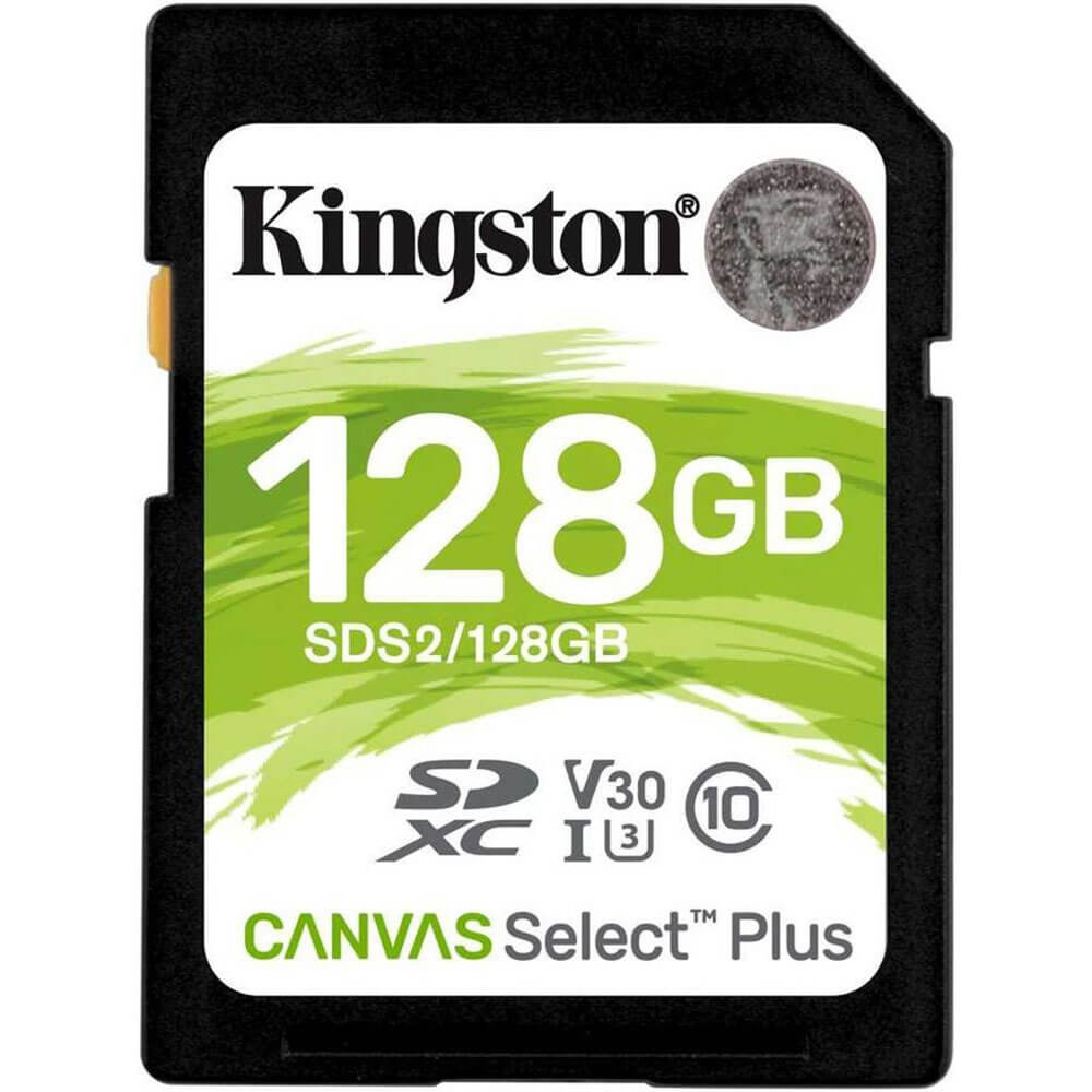 Карта памяти Kingston Canvas Select Plus SDXC 128GB (SDS2/128GB) Canvas Select Plus SDXC 128GB (SDS2/128GB) - фото 1