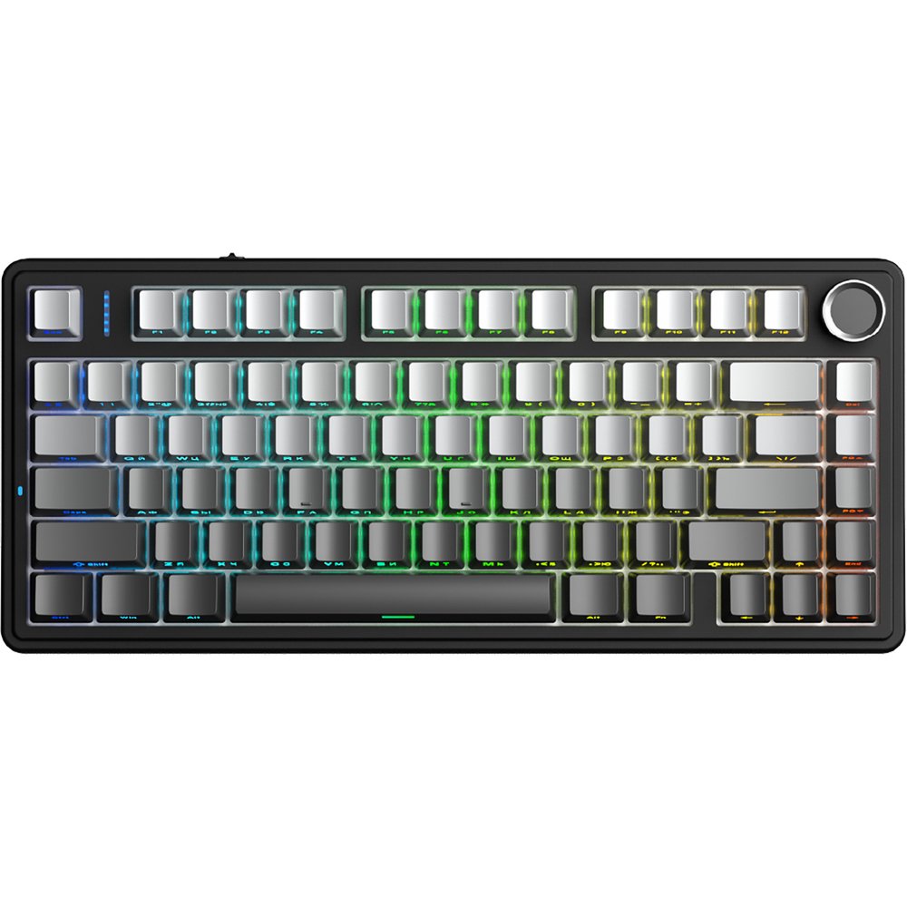 Клавиатура AULA F75 серый переключатели Reaper (Рус)