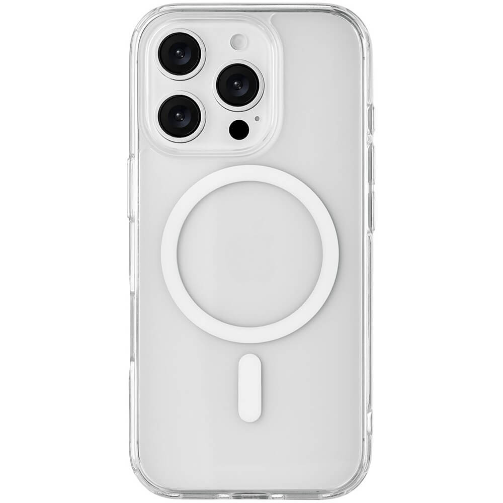 Чехол uBear Real Mag Case для iPhone 16 Pro прозрачный