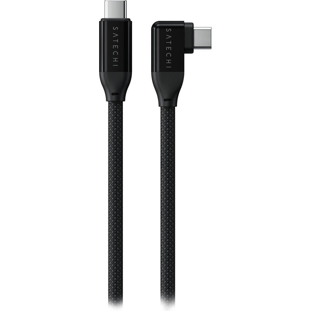 Кабель Satechi Right Angle 240W PD USB-C/USB-C 1 м чёрный (AP-YCR100K)