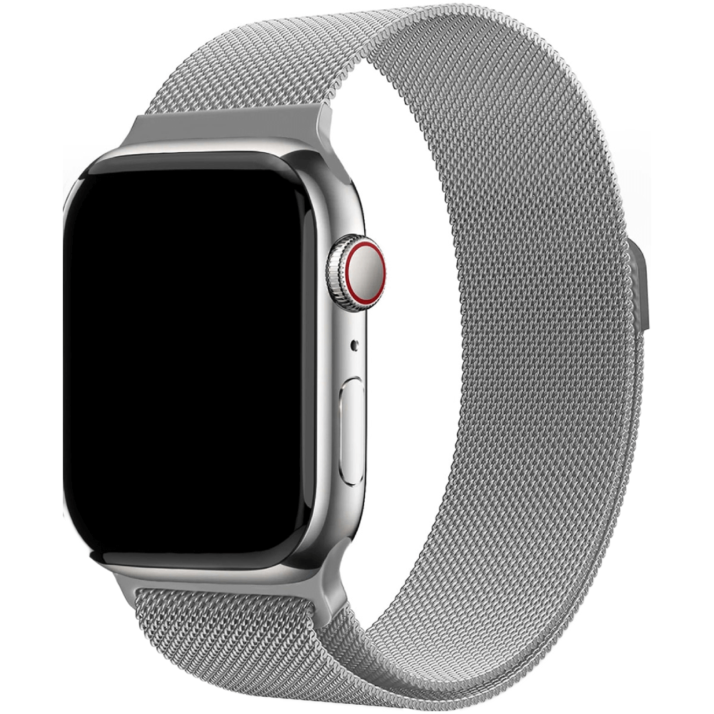 Ремешок для умных часов uBear Spark для Apple Watch M/L серебристый (WB04SL02ML-AW)