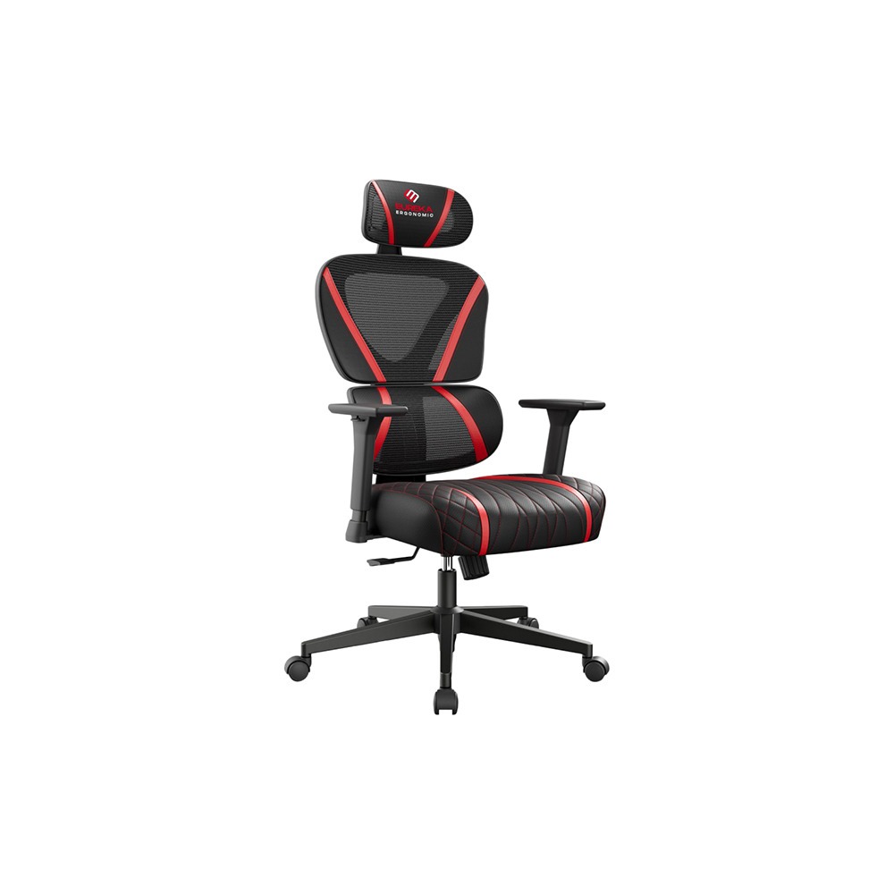 Компьютерное кресло Eureka Norn, красный (ERK-GC06-R)