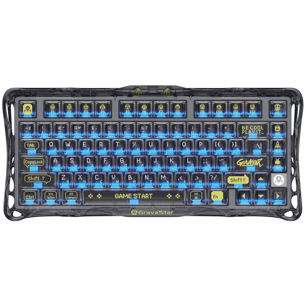 Клавиатура GravaStar Mercury K1 Lite XTAL BLK RU чёрный