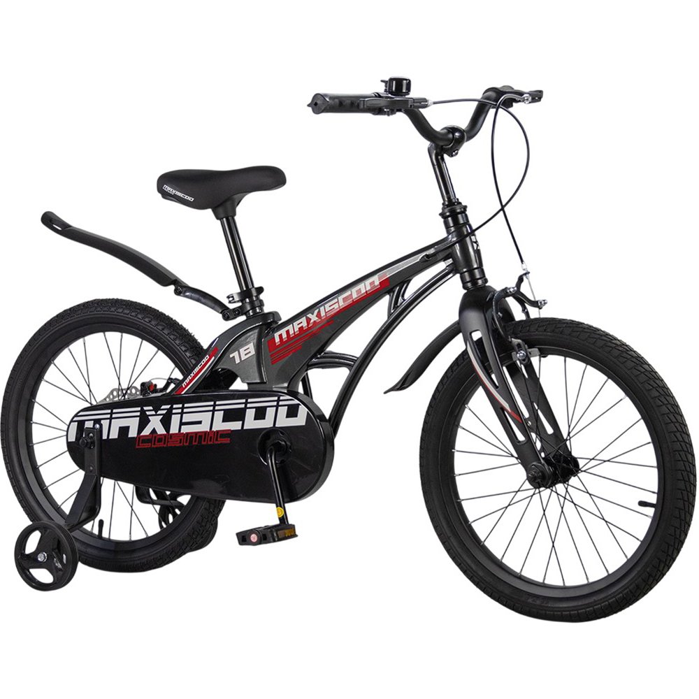 Детский велосипед Maxiscoo COSMIC 18 чёрный (2026) (MSC-C1853)