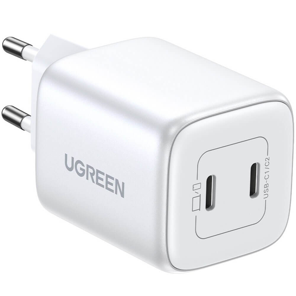 Зарядное устройство Ugreen CD294 GaN Fast Charger Nexode Mini (USB Type-C) белый