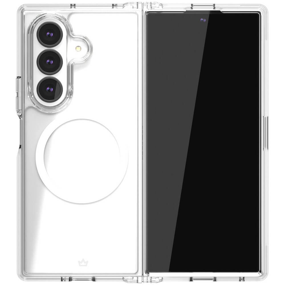 Чехол VLP Crystal Case MagSafe для Samsung Z Fold 7 прозрачный