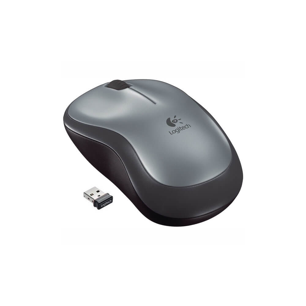 Компьютерная мышь Logitech  M185, Swift серебристый (910-002238)