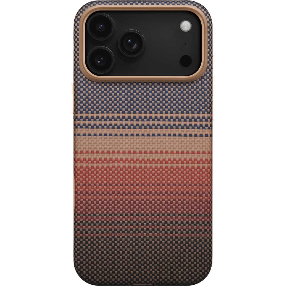 Чехол Pitaka Aramid UltraGuard Case для iPhone 17 Pro Max коричневый