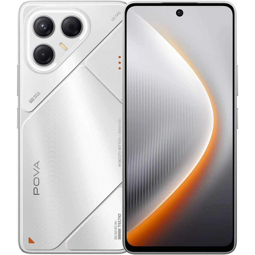 Смартфон Tecno Pova 7 5G 8256 ГБ серебристый 21990₽