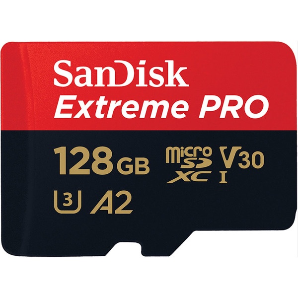 Карта памяти SanDisk MicroSDXC Extreme Pro 128GB Class 10 (UHS SDSQXCY-128G-GN6MA)