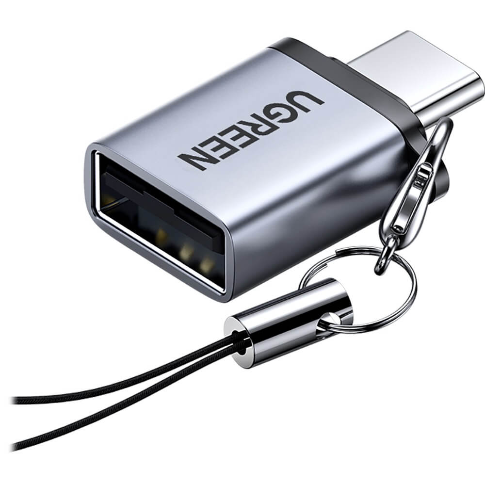 Кабель Ugreen USB Type-C-USB 3.0, серый космос