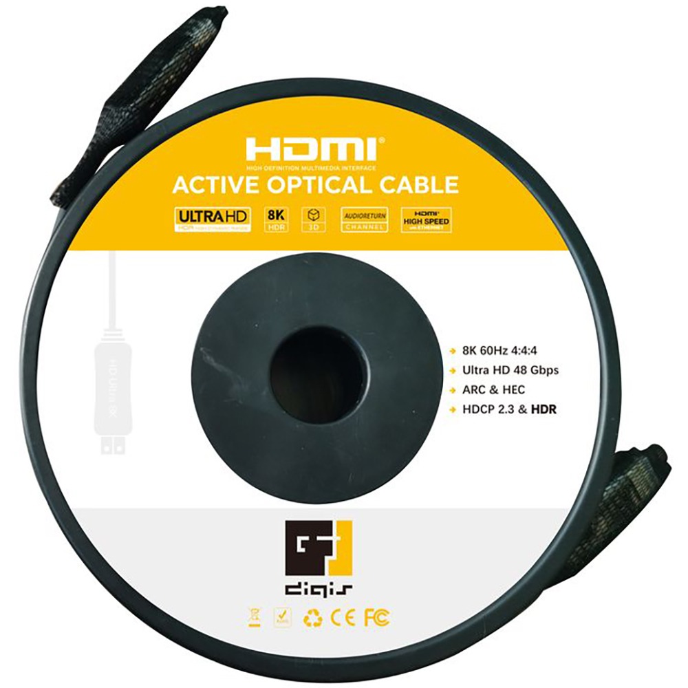 Кабель Digis DSM-CH5-8K-AOC (HDMI-HDMI, 5 м) DSM-CH5-8K-AOC (HDMI-HDMI, 5 м) - фото 1