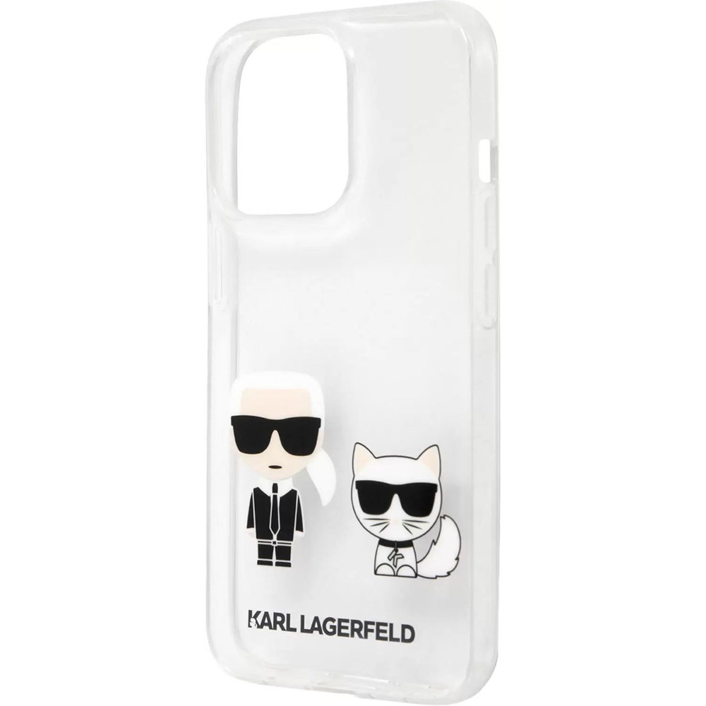 Чехол Karl Lagerfeld для iPhone 13 Pro Max, прозрачный (KLHCP13XCKTR)