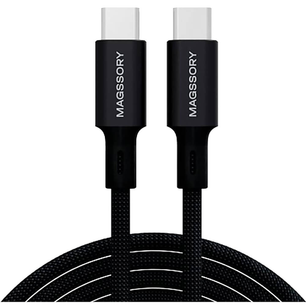 Кабель Magssory Link C Magnetic 2.4 м USB-C чёрный (CBL021b)