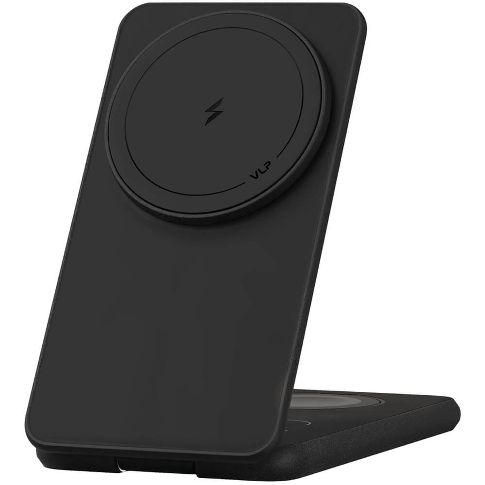 Беспроводное зарядное устройство VLP Alum Power Pro для Samsung, чёрный (1092014)