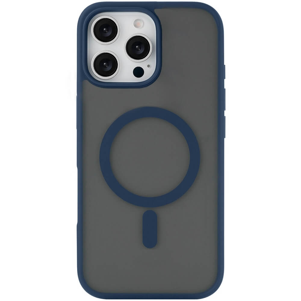 Чехол uBear Cloud Mag Case для iPhone 16 Pro Max тёмно-синий
