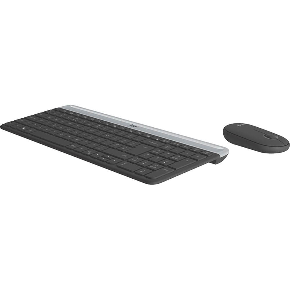 Комплект клавиатуры и мыши Logitech MK470, Graphite (920-009206​)