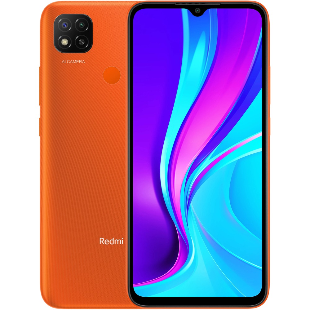 Смартфон Xiaomi Redmi 9C 64 ГБ оранжевый