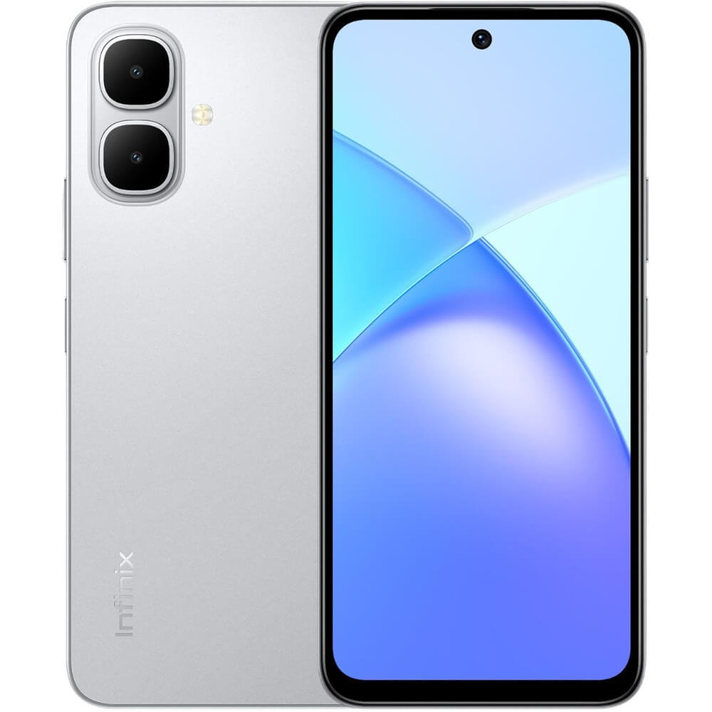 Смартфон Infinix Smart 10 4+128 ГБ серебристый