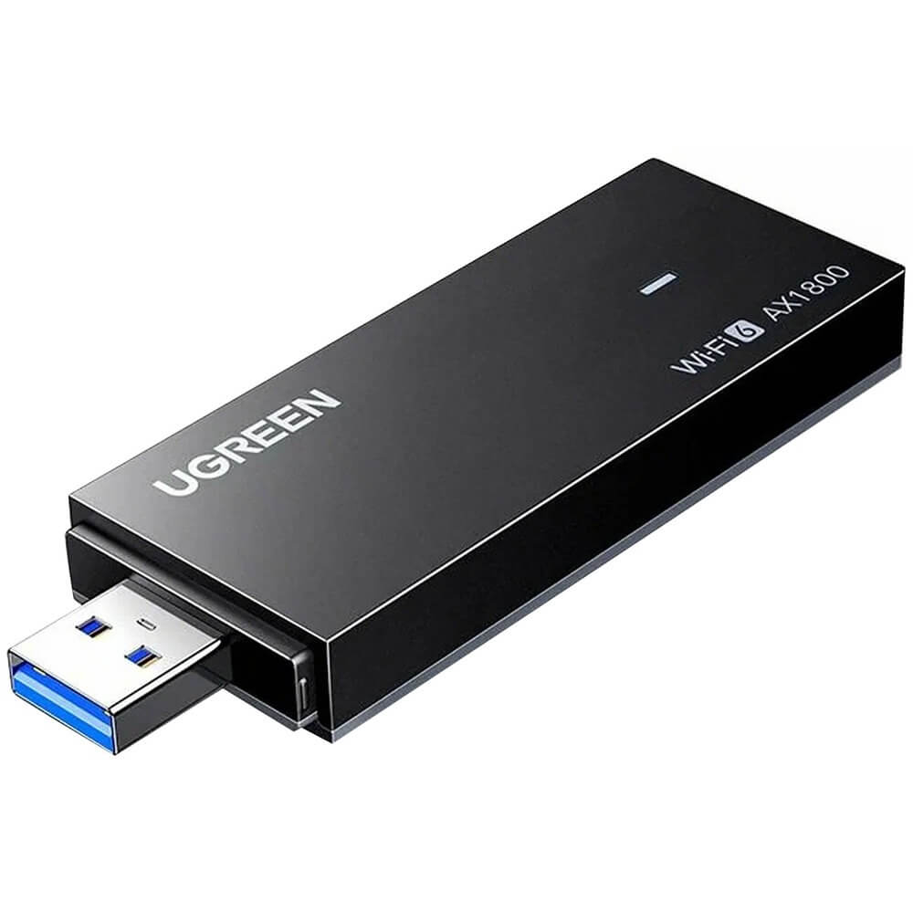 Wi-Fi адаптер Ugreen CM499 AX1800 Dual-Band Wireless Adapter Wi-Fi 6 чёрный (65225)