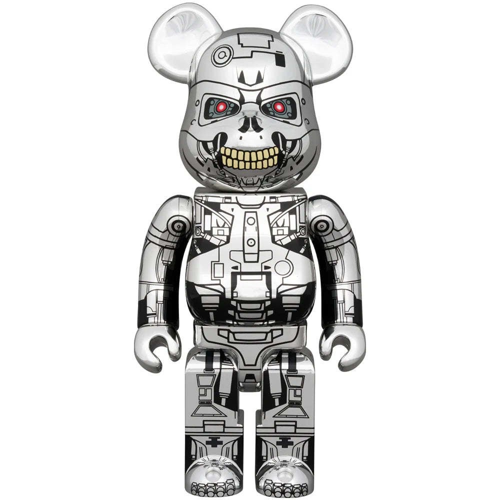 Фигура Bearbrick Medicom Toy Terminator 2 Endoskeleton 400%