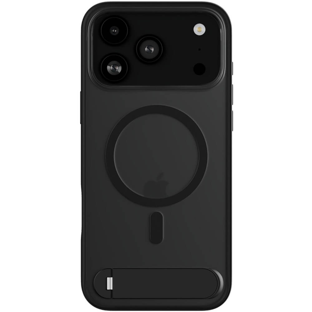 Чехол uBear Stand 360 Mag Case MagSafe для iPhone 17 Pro Max чёрный (CS587BL69PST-I25M)