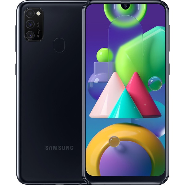 Смартфон Samsung Galaxy M21 64 ГБ чёрный