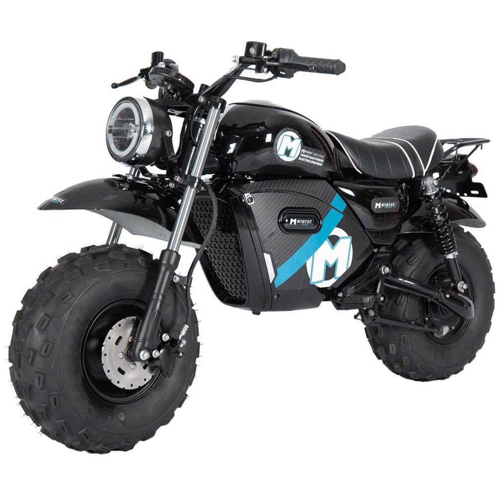Электромотоцикл EcoMoto MotoTec Powered Mini Bike чёрный 149000₽