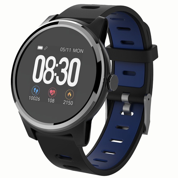Смарт-часы GEOZON Vita Plus Black/Blue (G-SM01BLKB)