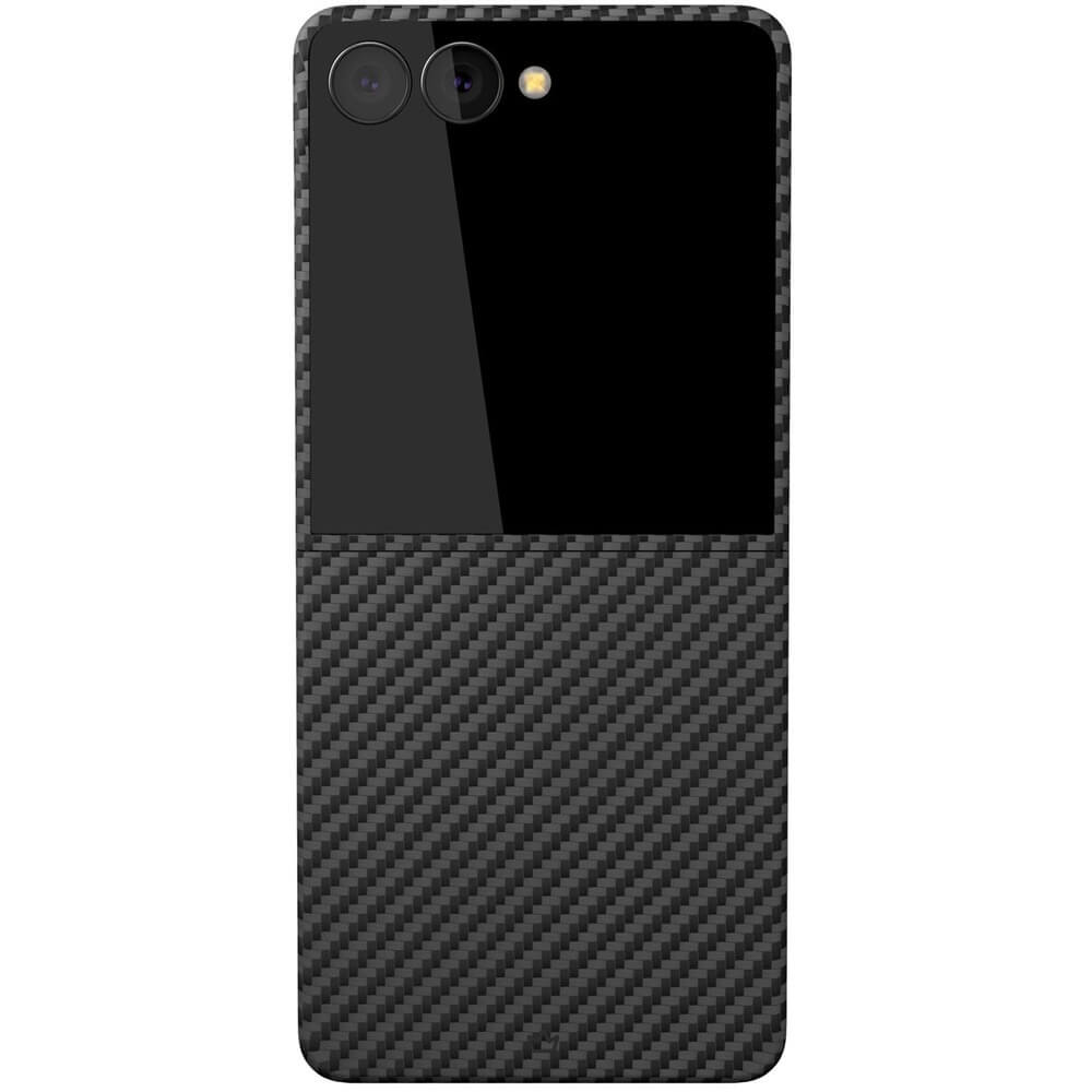 Чехол VLP Kevlar Case MagSafe для Samsung Z Flip 7 чёрный