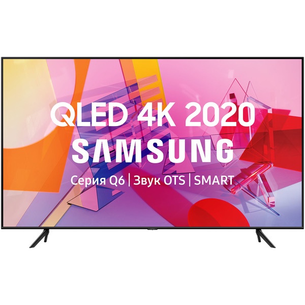 Телевизор Samsung QLED QE65Q60TAU (2020), цвет черный QLED QE65Q60TAU (2020) - фото 1