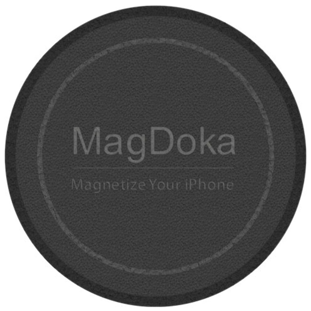 Магнитная накладка SwitchEasy MagDoka Mounting Disc для Apple iPhone 11/12, чёрный