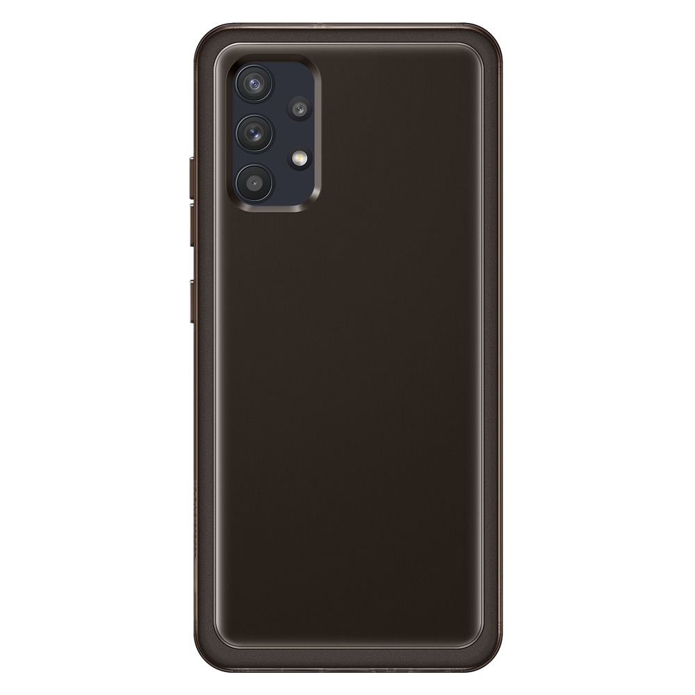 Чехол для смартфона Samsung Soft Clear Cover для Galaxy A32, чёрный - фото 1